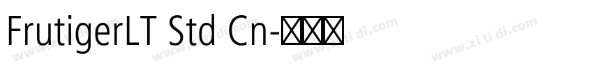 FrutigerLT Std Cn字体转换
